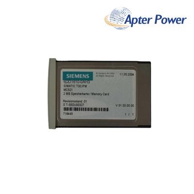 Siemens 6DD1610-0AH3 Memory Module
