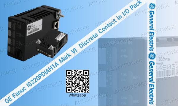 Aumente a eficiência com as E/S GE Fanuc IS220PDIAH1A Mark VI