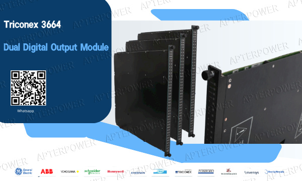 Triconex 3664: Saídas de segurança de canal duplo simplificadas