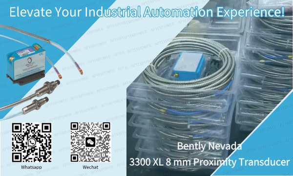 Os sensores de corrente parasita Bently Nevada 3300 XL de 8 mm são essenciais para monitorar o estado de equipamentos industriais.