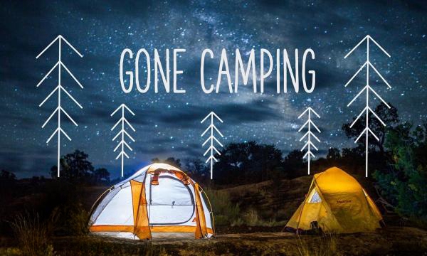 Feliz acampamento!